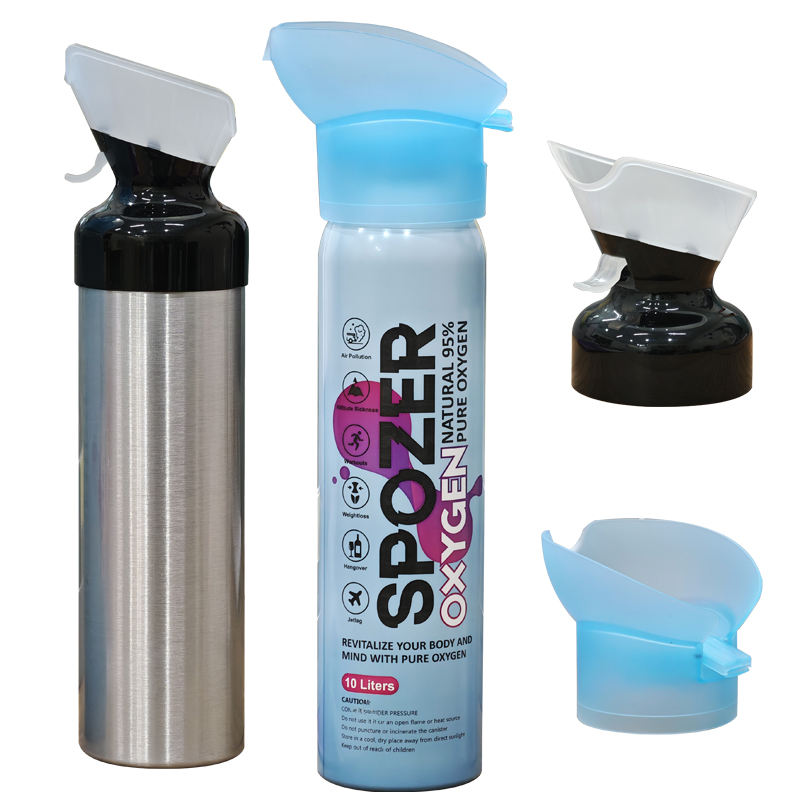 Printing Empty Aluminum Portable Oxygen Gas Cylinder Cans with Mask