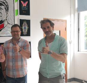 The client visited our factory