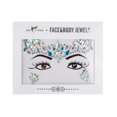 Popular Party Face Gems Eye Sticker