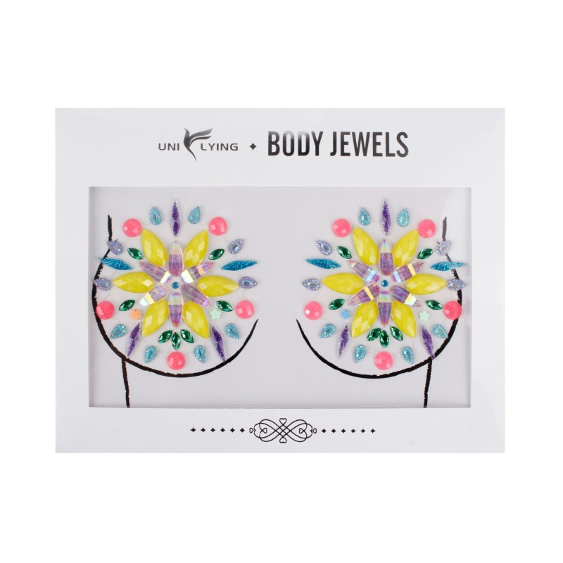 Eco-friendly Body Face Gems Rhinestone Sticker