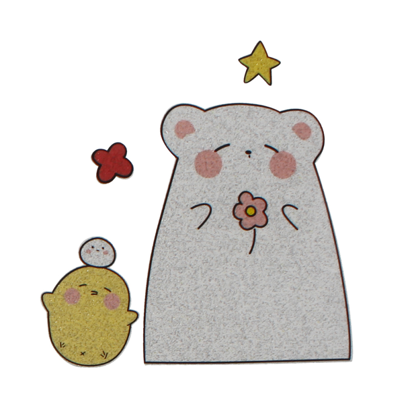Silver Glitter Heat Transfer Custom Design