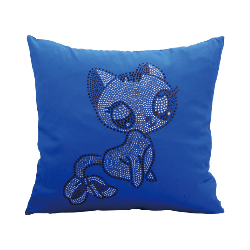 Rhinestone Pillow With Custom Logo