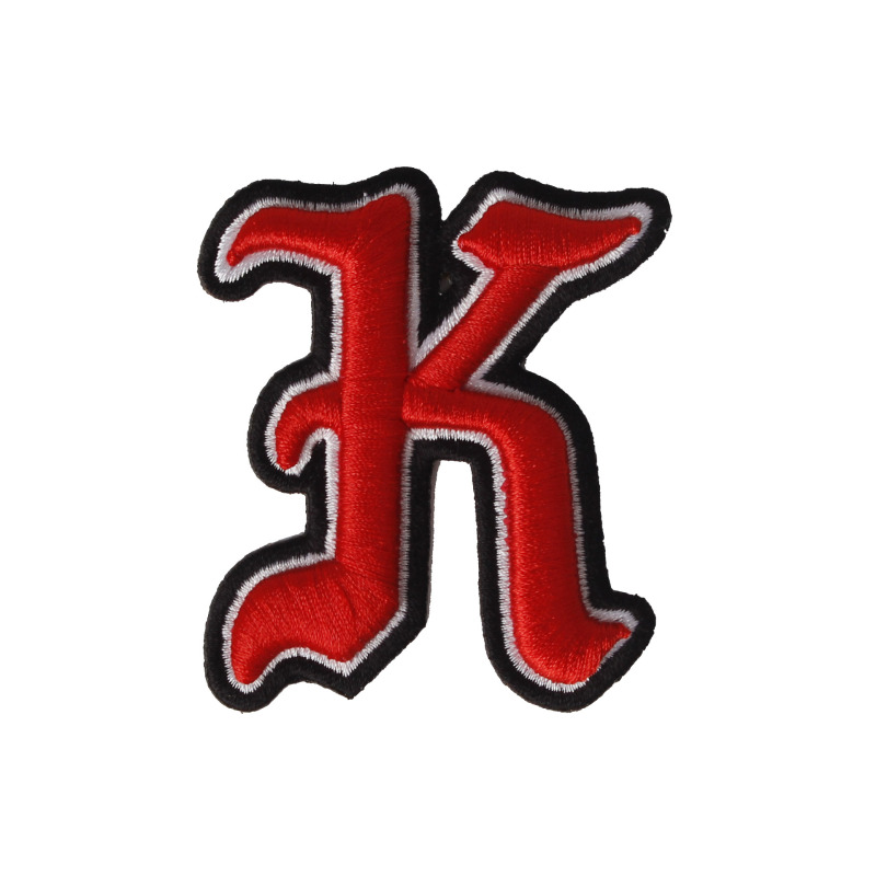 3D Letter Puff Embroidery Patch Custom Design