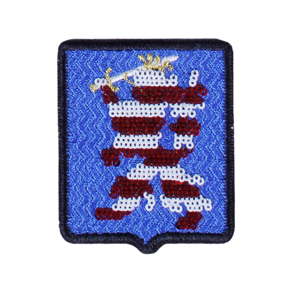 Knight And Warhorse Sequin Patch Custom