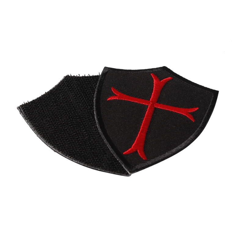 Half Embroidered Embroidery Patch Hook And Loop