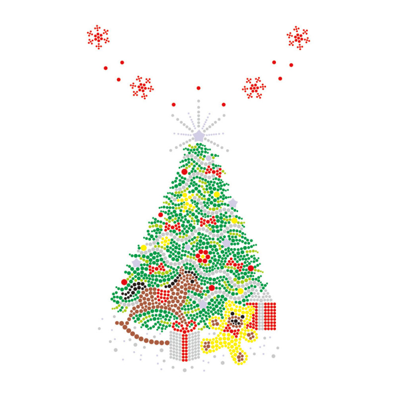 Merry Christmas Series Rhinestone Motif Bling