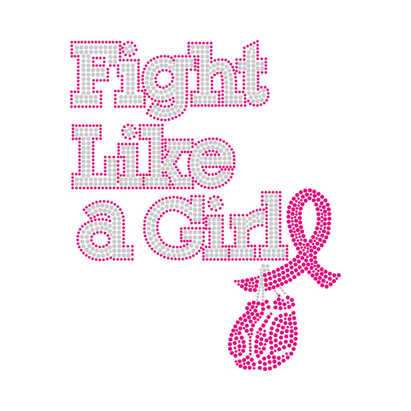 Ribbon Rhinestone Transfer Motif Bling