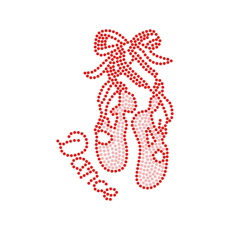 Dance Series Rhinestone Iron On Hot Fix Transfer Bling
