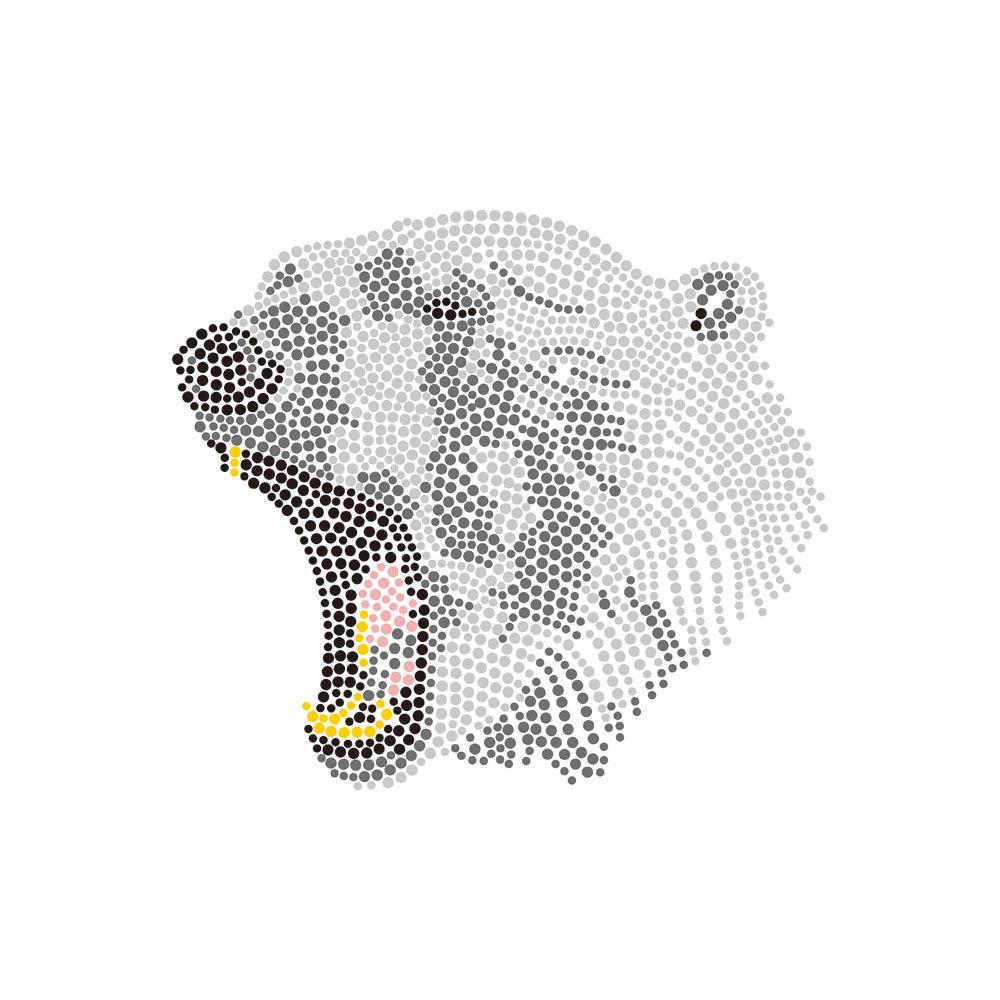 Bear Series Rhinestone Heat Transfer Bling