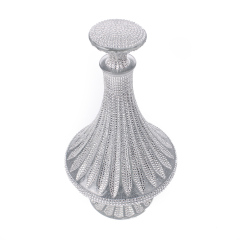 Gold And Silver Rhinestone Luxury Bottle