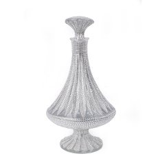 Gold And Silver Rhinestone Luxury Bottle