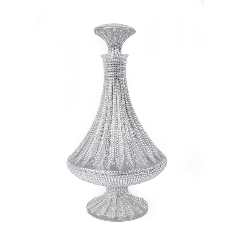 Gold And Silver Rhinestone Luxury Bottle
