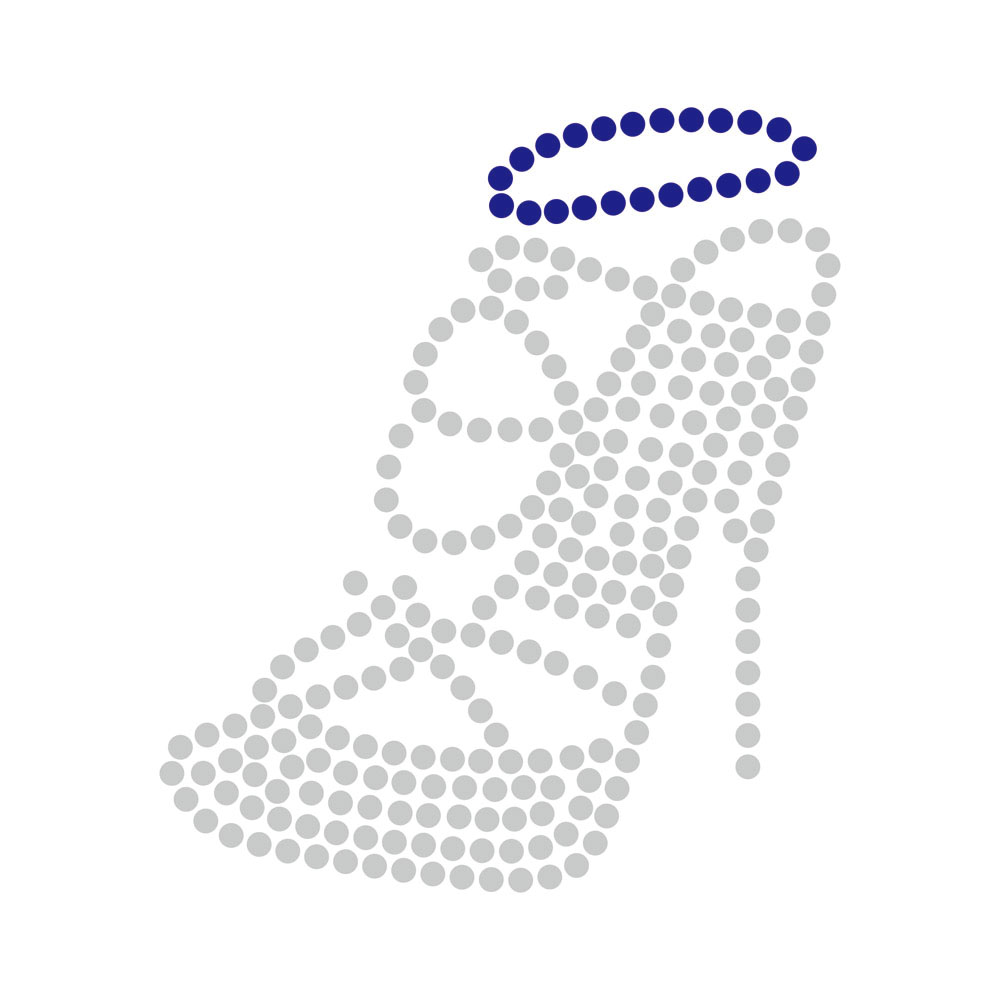 Shoes Design Rhinestone Heat Transfer