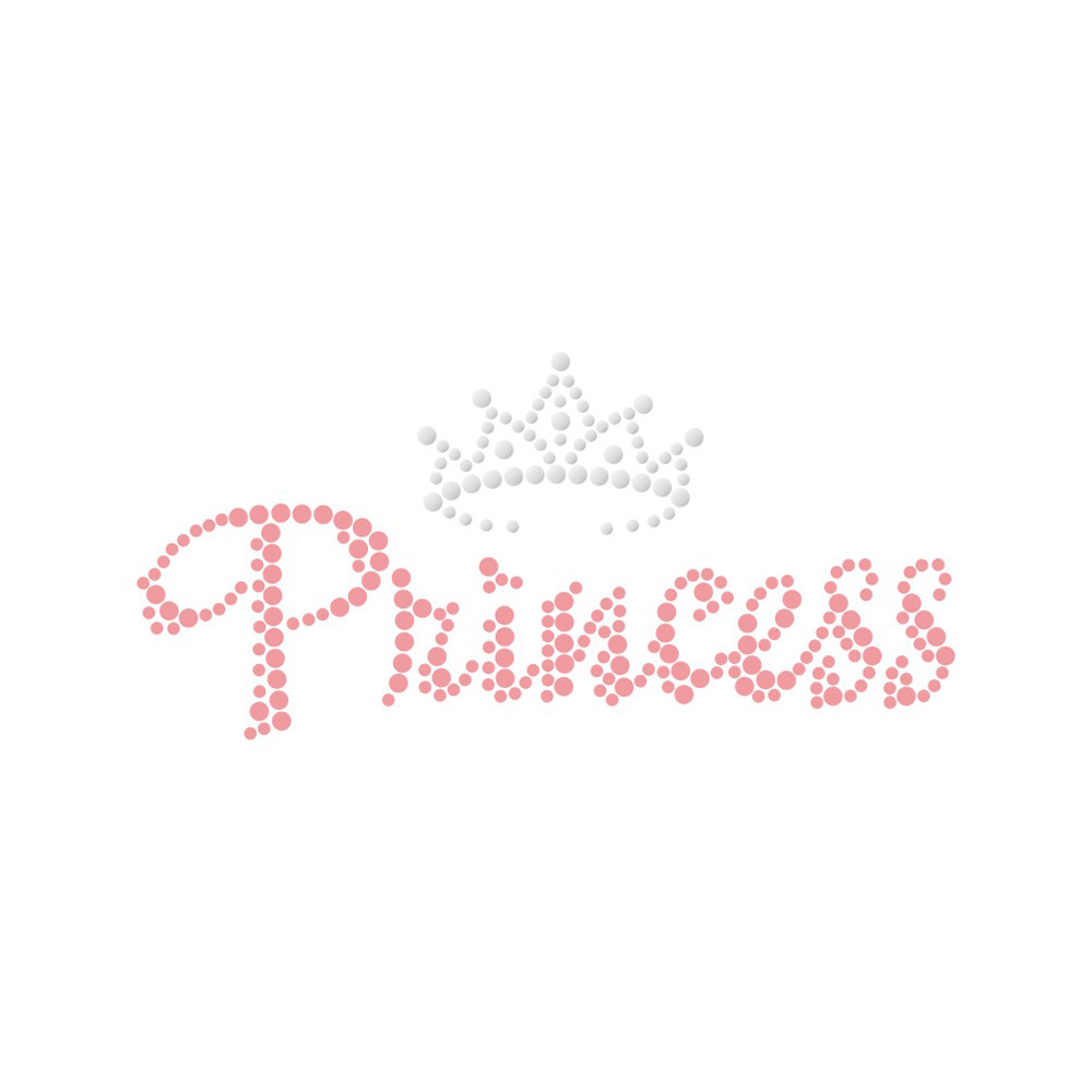 Bling Crown Series Rhinestone Iron On Transfer