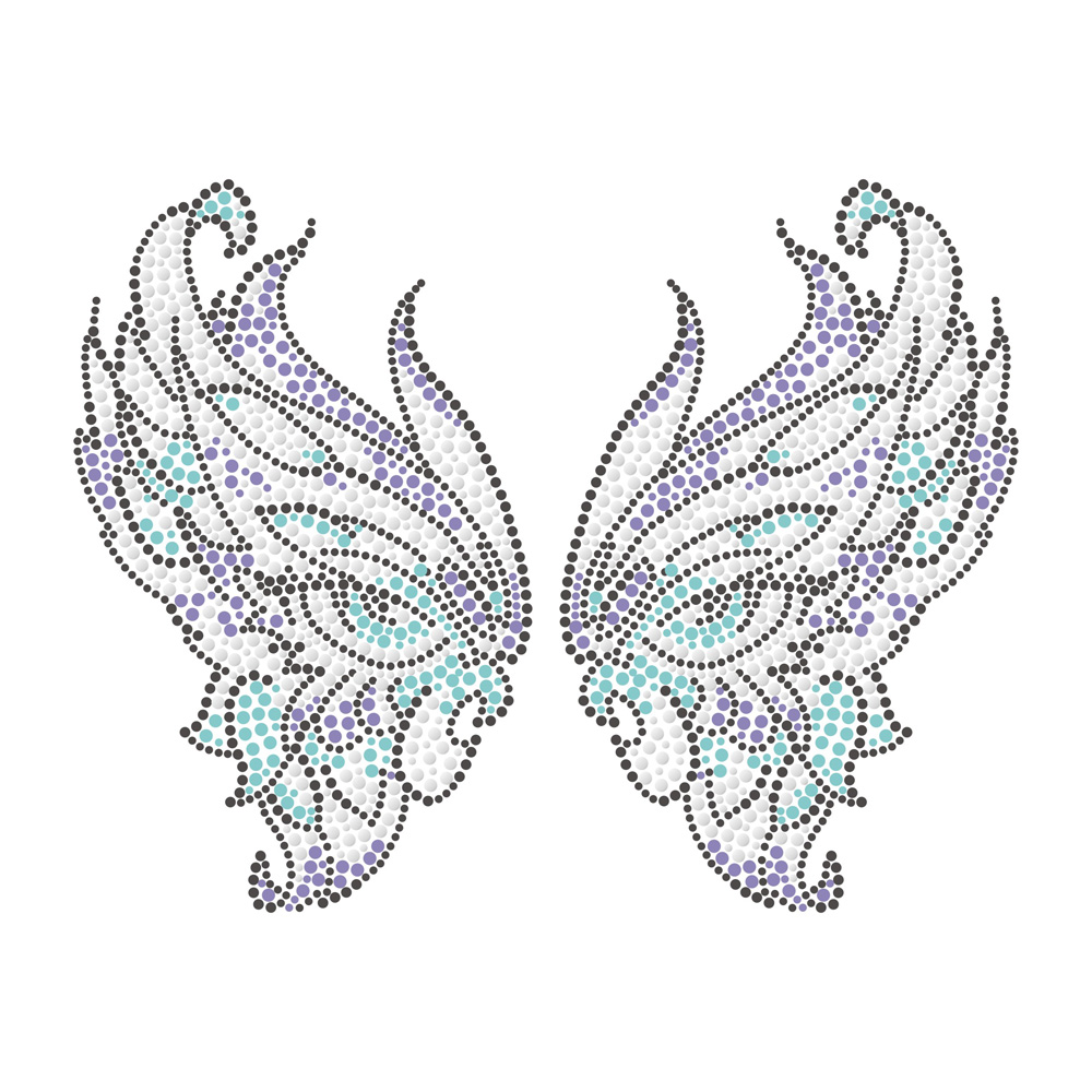 Butterfly Series Rhinestone Heat Transfer Wholesale Custom