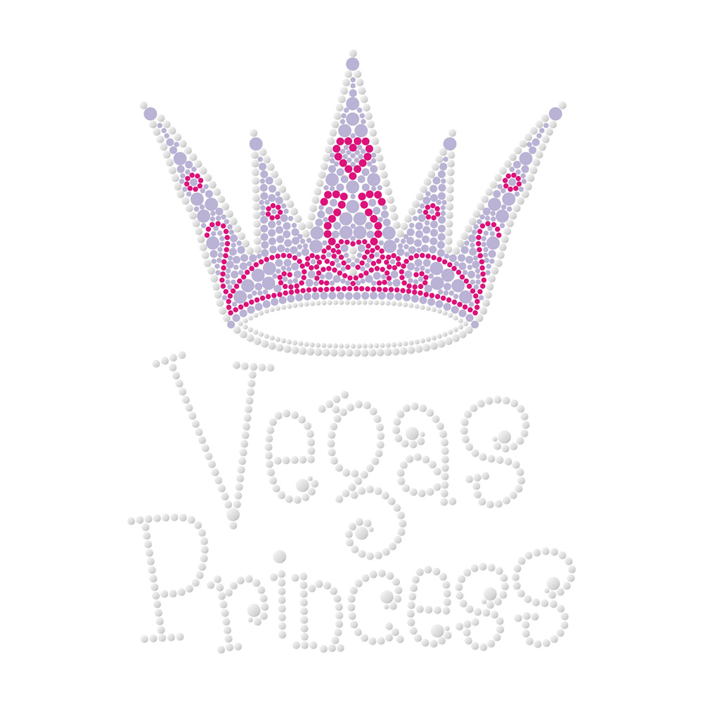 Ribbon Rhinestone Transfer Motif Bling
