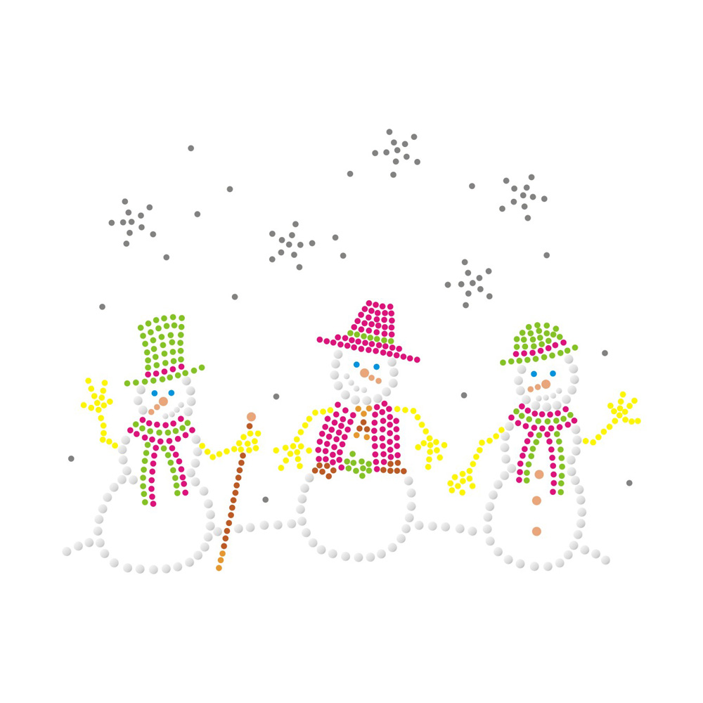 Merry Christmas Series Rhinestone Motif Bling