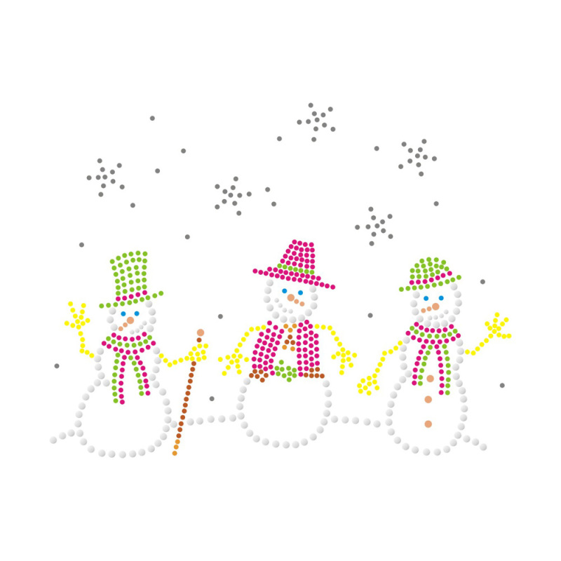 Merry Christmas Series Rhinestone Motif Bling