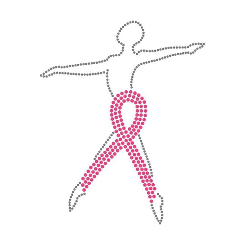 Dance Series Rhinestone Iron On Hot Fix Transfer Bling