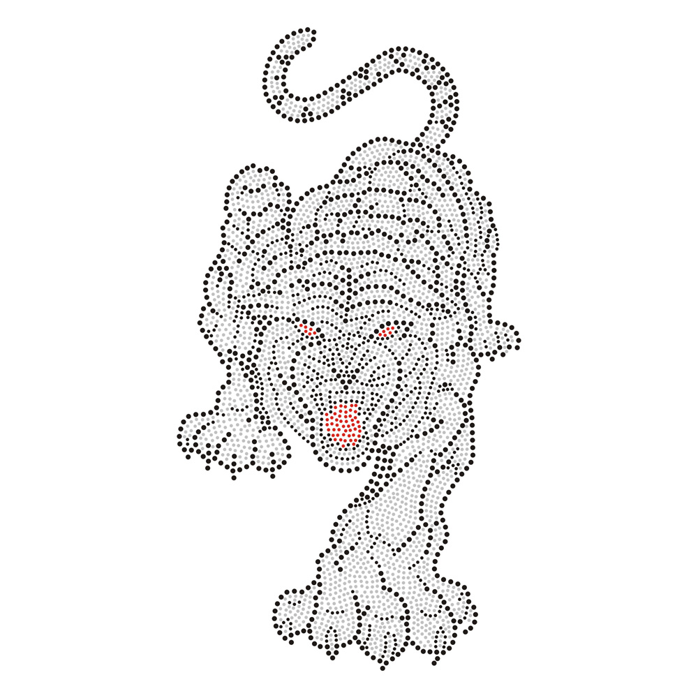 Tiger Series Bling Heat Transfer Rhinestone