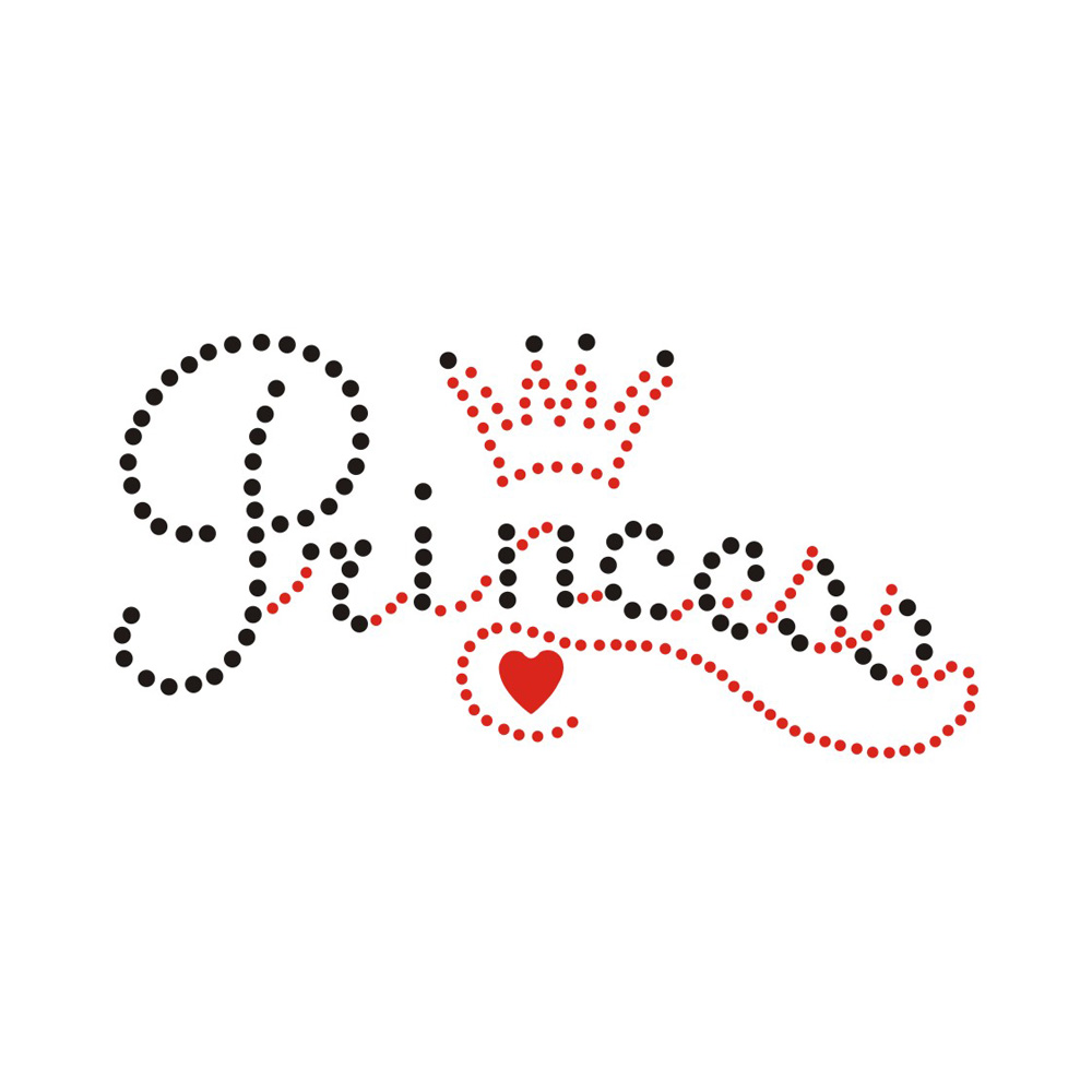 Bling Crown Series Rhinestone Iron On Transfer