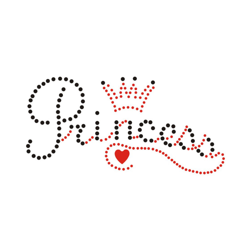 Bling Crown Series Rhinestone Iron On Transfer