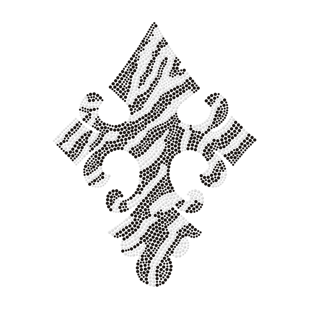 Cross Series Rhinestone Transfer Custom Bling Template