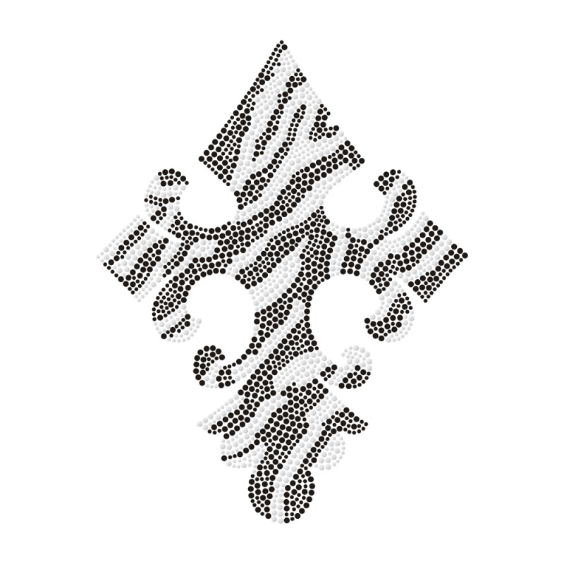 Cross Series Rhinestone Transfer Custom Bling Template