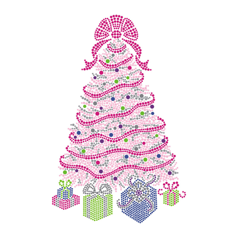 Merry Christmas Series Rhinestone Motif Bling