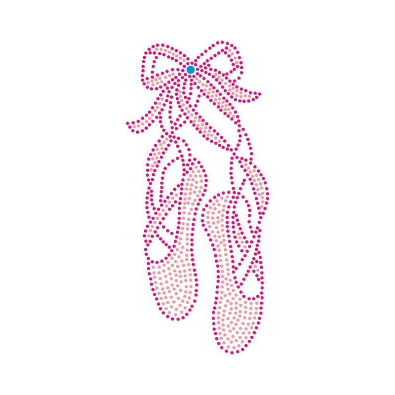 Dance Series Rhinestone Iron On Hot Fix Transfer Bling