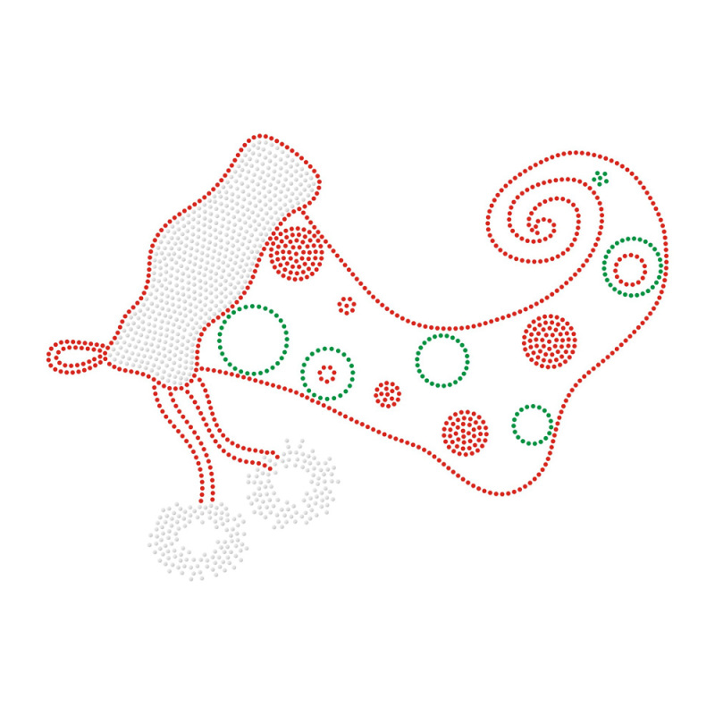 Merry Christmas Series Rhinestone Motif Bling
