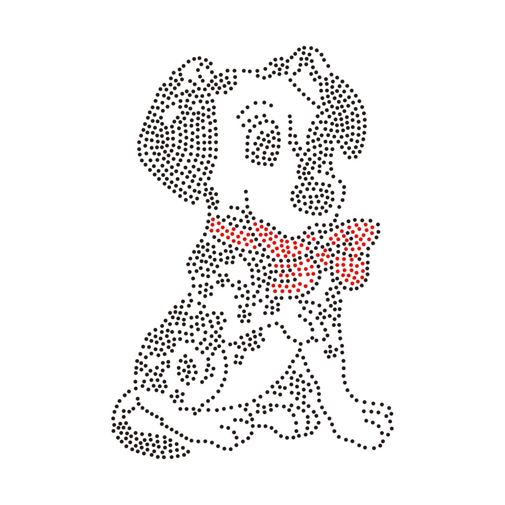 Paw Dog Lion Animal Rhinestone Transfer Bling