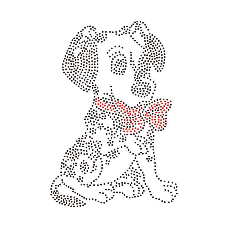 Paw Dog Lion Animal Rhinestone Transfer Bling