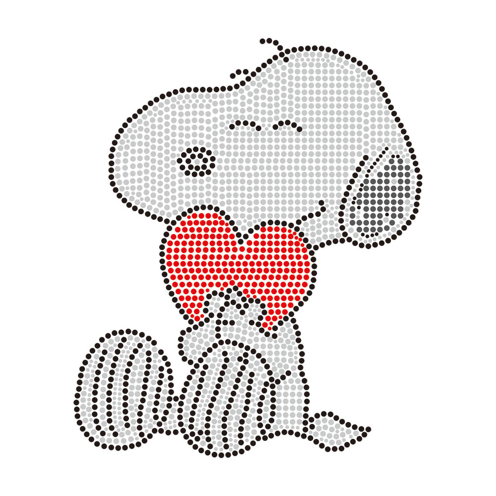 Paw Dog Lion Animal Rhinestone Transfer Bling