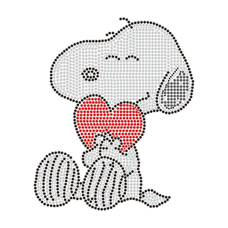 Paw Dog Lion Animal Rhinestone Transfer Bling