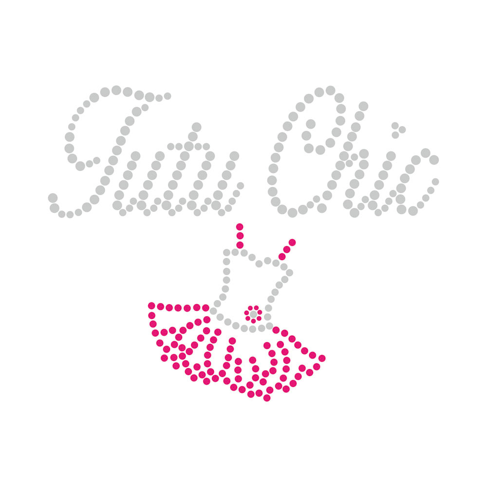 School Dance Rhinestone Heat Transfer Bling Crystal Hotfix