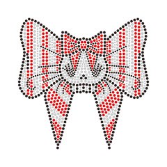 Dragon Design Rhinestone Transfer Bling Iron On Patch