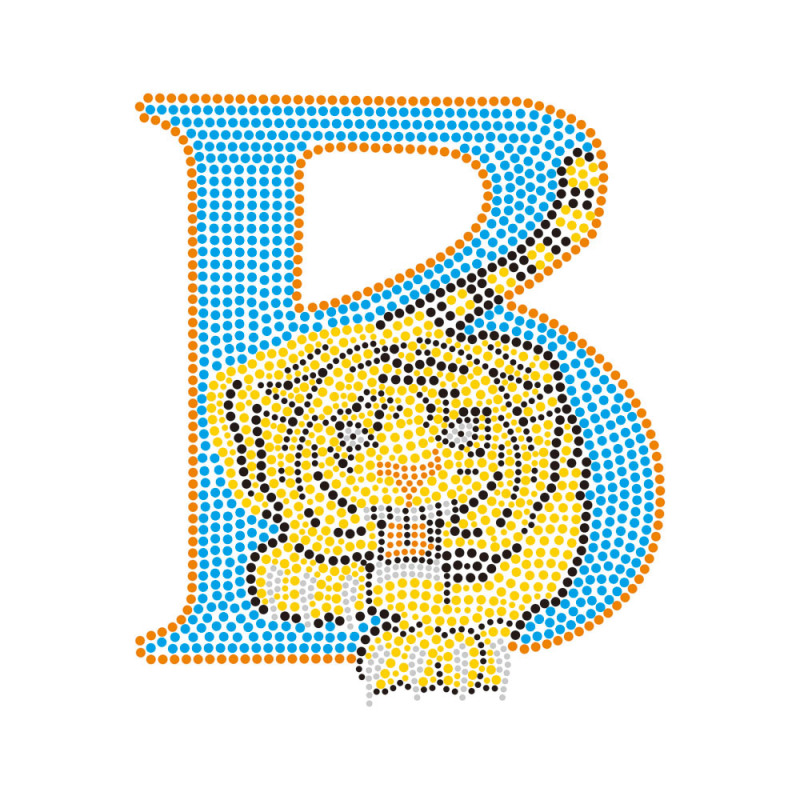 Paw Dog Lion Animal Rhinestone Transfer Bling