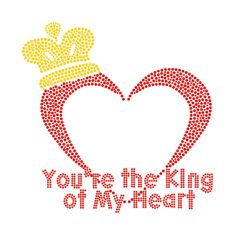 Power Rhinestone Heat Transfer Wholesale Custom Motif