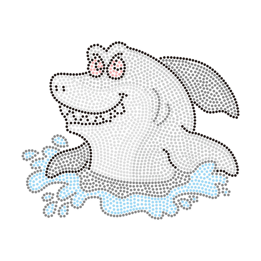 Shark Designs Rhinestone Heat Transfer Bling Bling