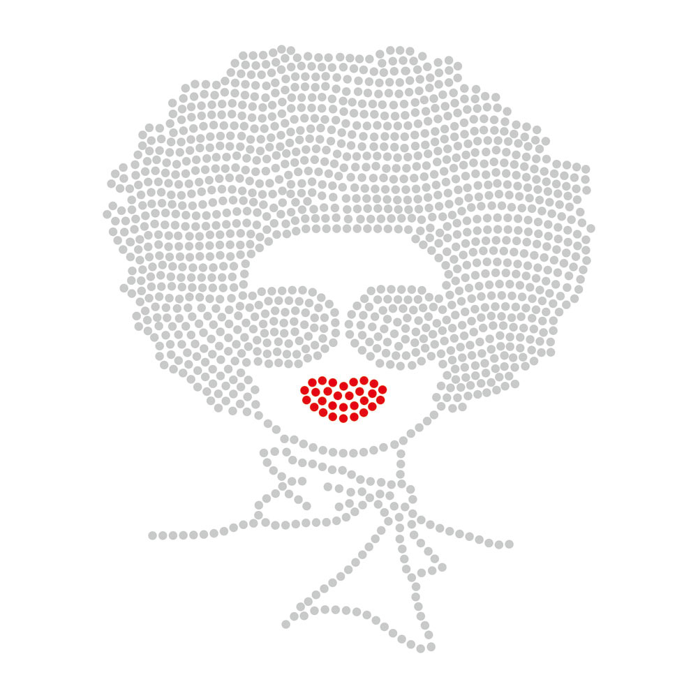 Prominent women Iris The Hooters Rhinestone Heat Transfer