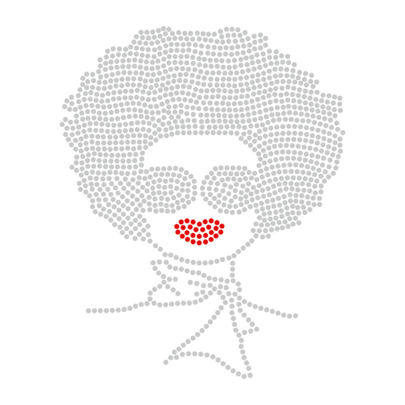 Prominent women Iris The Hooters Rhinestone Heat Transfer