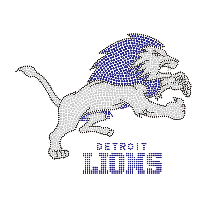 Paw Dog Lion Animal Rhinestone Transfer Bling