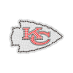 Football Team Bling Design Rhinestone Transfer
