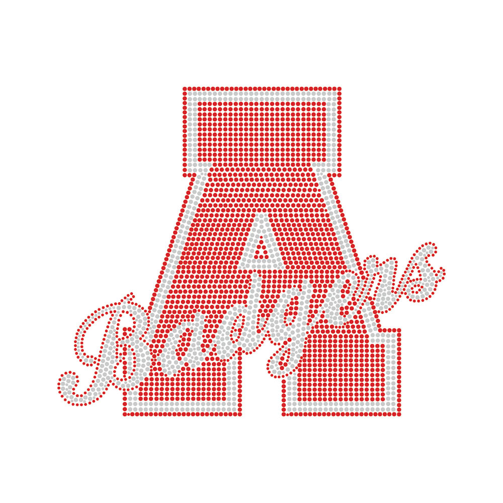 Letter Rhinestone Heat Transfer Bling For T-shirt