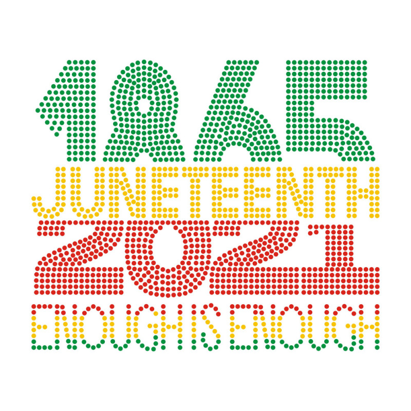 Juneteenth Rhinestone Heat Transfer