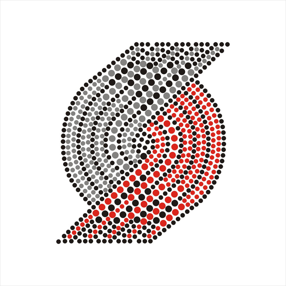 Ball Team Logo Design Rhinestone Transfer Custom