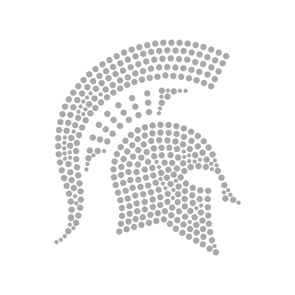Football Team Logo Pattern Crystal Bling Rhinestone Transfer Hot Fix