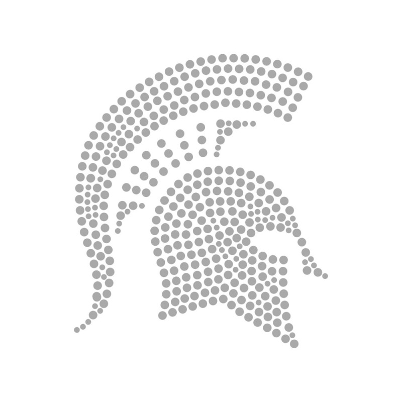 Football Team Logo Pattern Crystal Bling Rhinestone Transfer Hot Fix