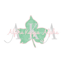 Rhinestone Transfer Aka Leaf And 1908